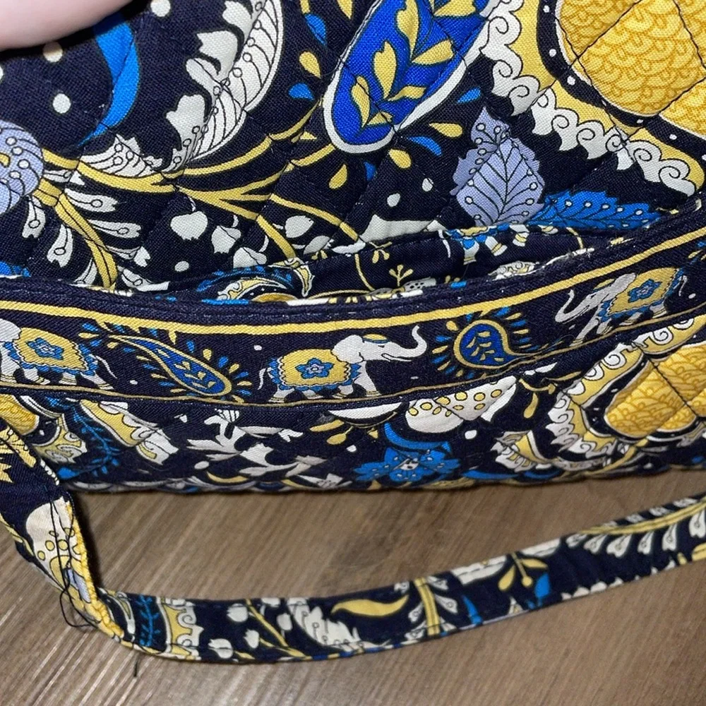 Vera Bradley Ellie Whitney Elephant Shoulder Bag 💙💛 - Picture 12 of 13